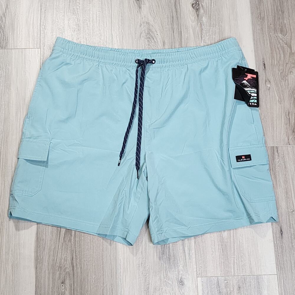 Quiksilver Shorts Men's XL Jade Gray New